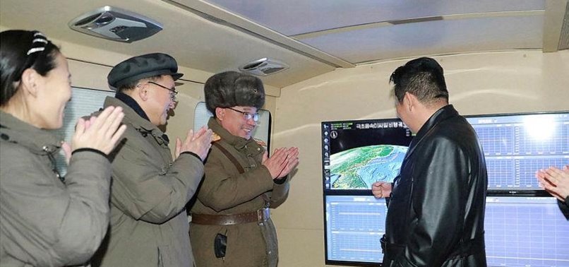 NORTH KOREAS KIM URGES MORE MILITARY MUSCLE AFTER HYPERSONIC MISSILE TEST