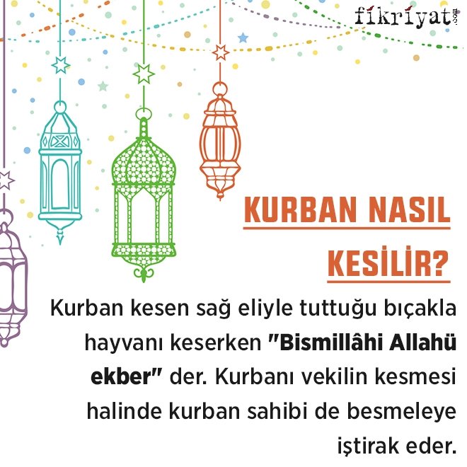Kurban kesilirken nelere dikkat edilmeli?