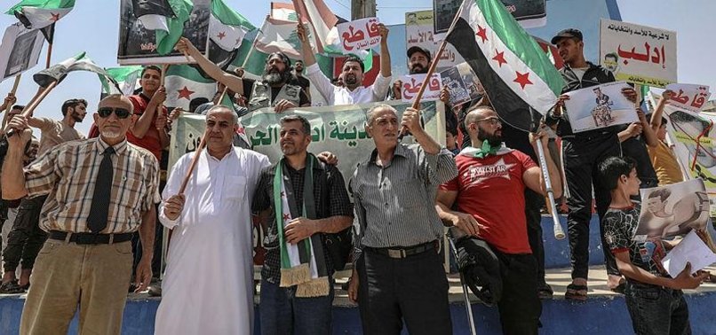 THOUSANDS OF SYRIANS TAKE TO STREETS TO PROTEST ASSAD REGIME ELECTION