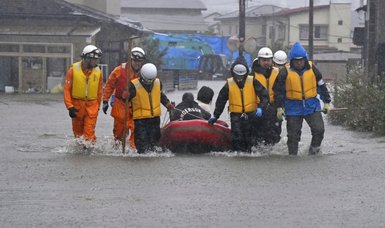 Flood warning issued following heavy rainfall in north-eastern Japan