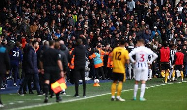 West Bromwich v Wolves interrupted after supporters clash