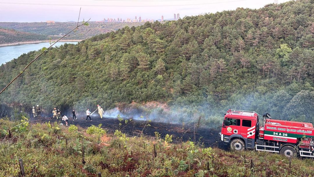 İSTANBUL’DA KORKUTAN YANGIN