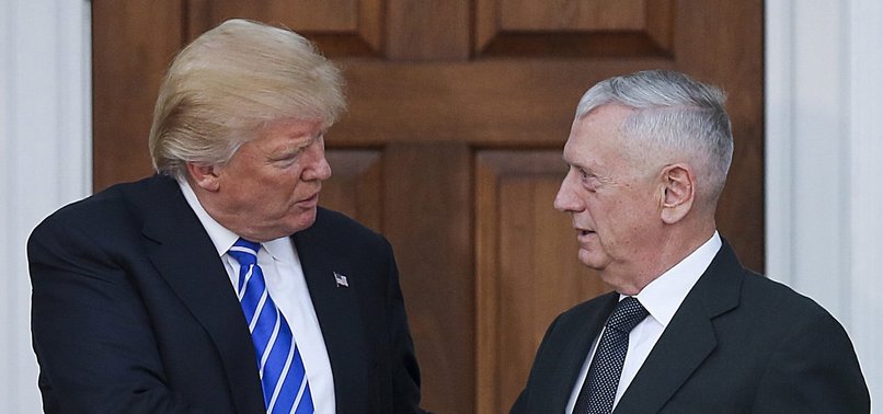 TRUMP SAYS MATTIS COULD BE LEAVING AS US DEFENSE CHIEF