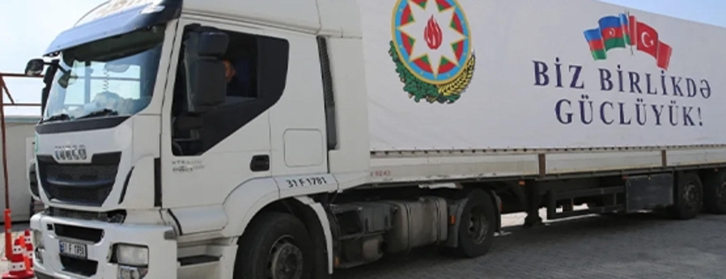 Depremzedeler için Azerbaycan’dan gönderilen yardım malzemeleri Malatya’ya ulaştı