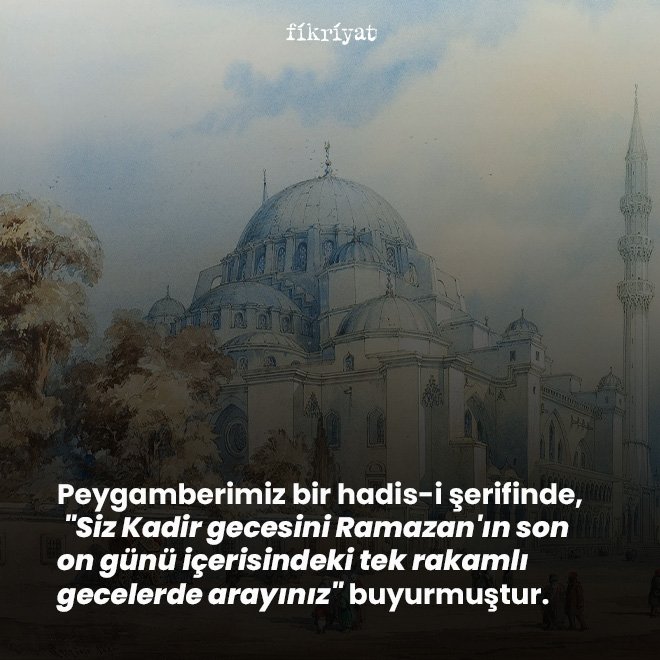 KADİR GECESİ NE ZAMAN 2024?