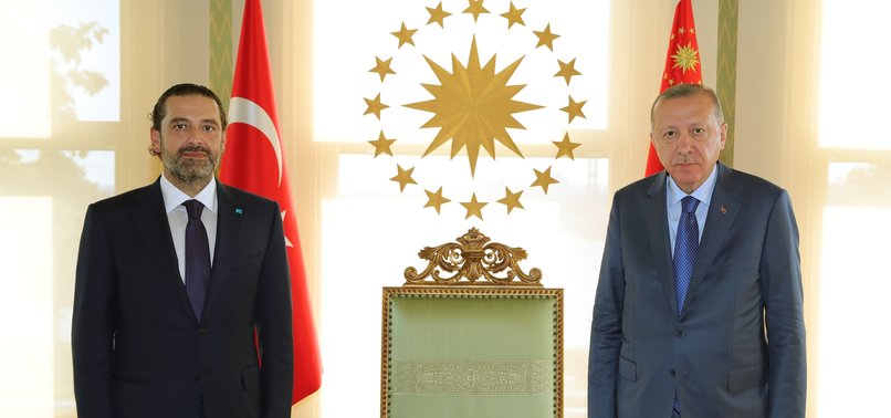 PRESIDENT ERDOĞAN RECEIVES LEBANONS HARIRI