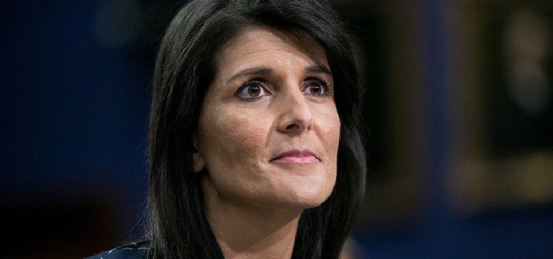 HALEY SAYS U.S. TO STAY IN IRAN NUCLEAR DEAL RIGHT NOW