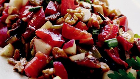 Biberli Patlıcan Salatası
