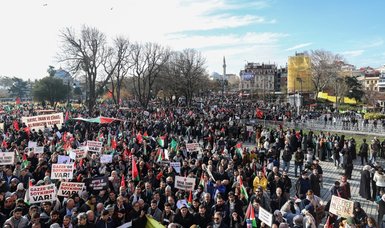 Türkiye: Huge protest in Istanbul against Israel's ongoing assault on besieged Gaza