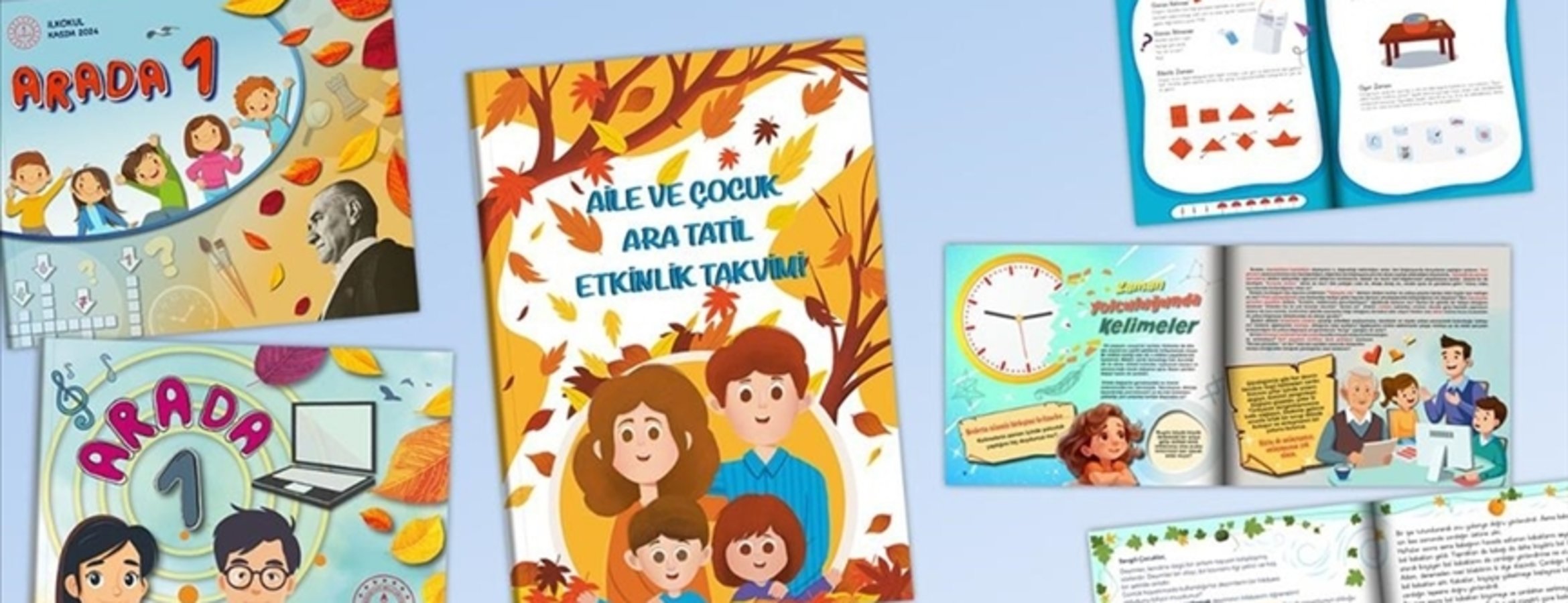 MEB’in ara tatil dönemi için hazırladığı Arada 1 Tatil Dergisi