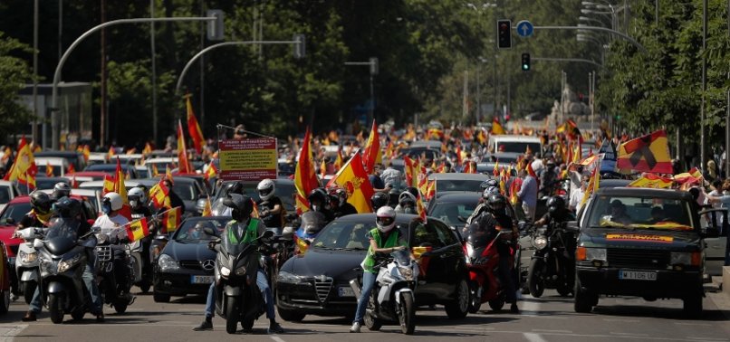 THOUSANDS RALLY AGAINST SPAIN VIRUS RESPONSE, URGE PM SANCHEZ TO QUIT