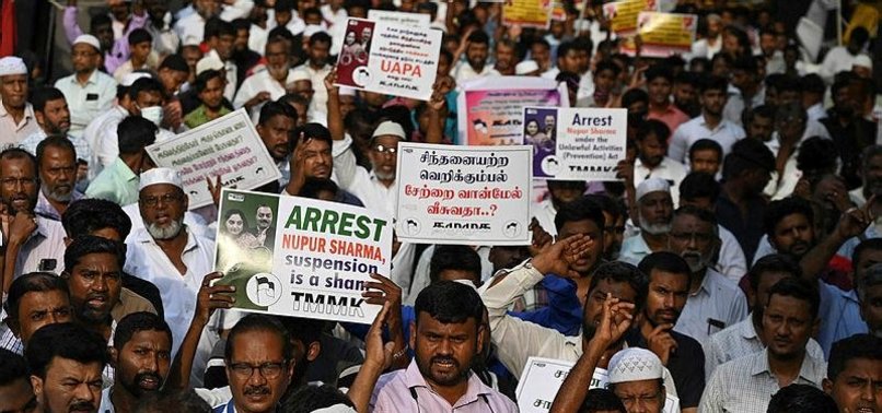 NATIONWIDE PROTESTS ERUPT IN INDIA OVER ANTI-MUSLIM COMMENTS BY RULING BJP MEMBERS