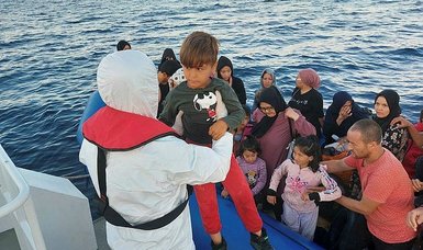 Dozens of illegal immigrants rescued off Çanakkale coast