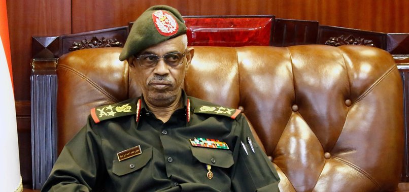 SUDANS DEFENCE MINISTER AWAD IBN AUF STEPS DOWN AS HEAD OF TRANSITIONAL MILITARY COUNCIL