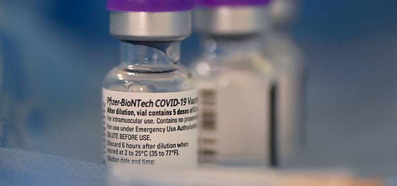 PFIZER, BIONTECH SAY COVID-19 BOOSTER SHOTS EFFICACY NEARLY 96%