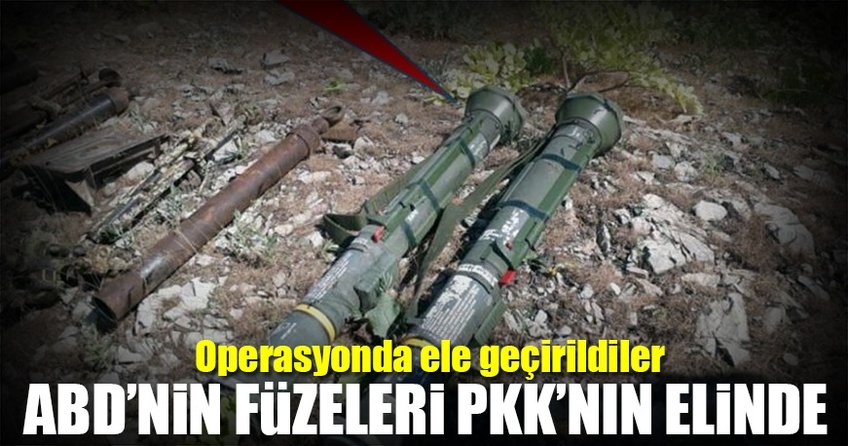 ABD’nin o silahları PKK’nın elinde