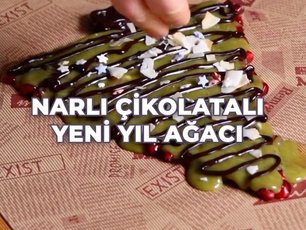Narlı Çikolatalı Yeni Yıl Ağacı