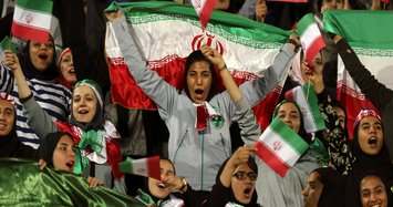 Iranian soccer fan 