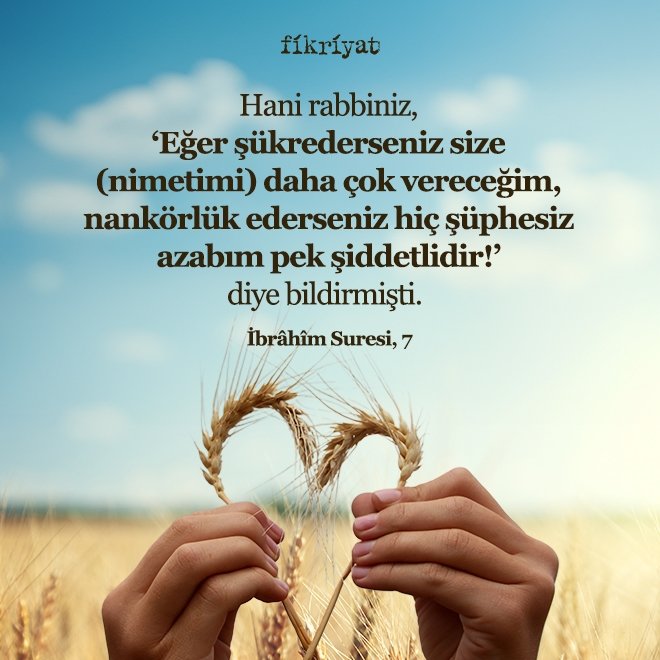 Kur’an-ı Kerim’de şükür