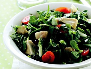 Enginarlı Semizotu Salatası