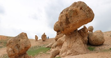 Oddly shaped rocks of Sivas now a tourist hot spot