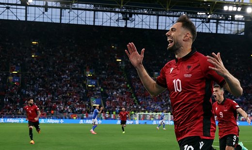 Bajrami scores fastest goal at Euro finals after 23 seconds