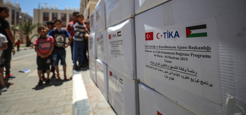 TURKEYS TIKA PROVIDES FOOD AID FOR THOUSANDS OF FAMILIES IN GAZA