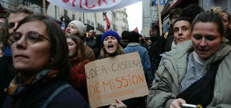 FRENCH TEACHERS STRIKE FOR BETTER PAY, CONDITIONS