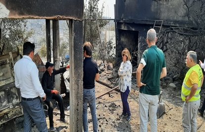 YangınbölgelerindenTARSİMe431hasarihbarı