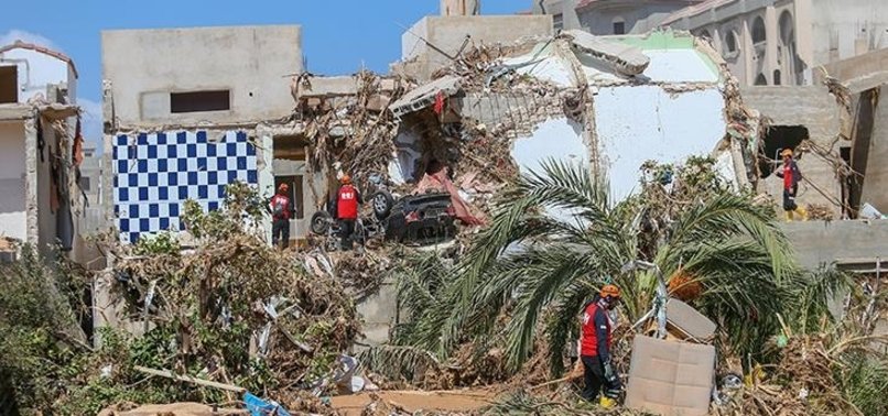 TÜRKIYE SENDS 850 TONS OF HUMANITARIAN AID TO FLOOD-HIT LIBYA
