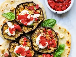 Chutney Eşliğinde Izgara Patlıcan