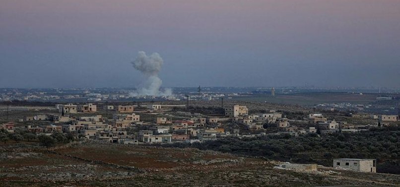 REGIME, RUSSIAN AIRSTRIKES KILL 5 CIVILIANS IN NW SYRIA