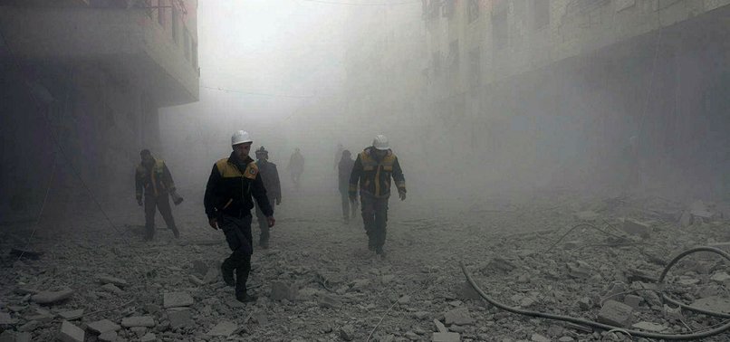 HEAVY BOMBARDMENT CARRIED OUT BY ASSAD REGIME ON EASTERN GHOUTA KILLS 58 CIVILIANS