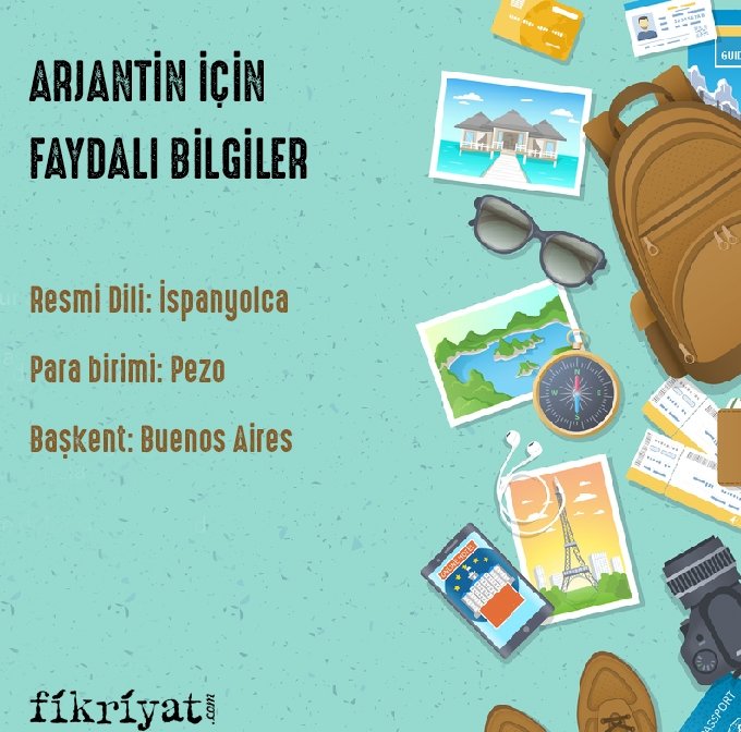 ARJANTİN İÇİN FAYDALI BİLGİLER