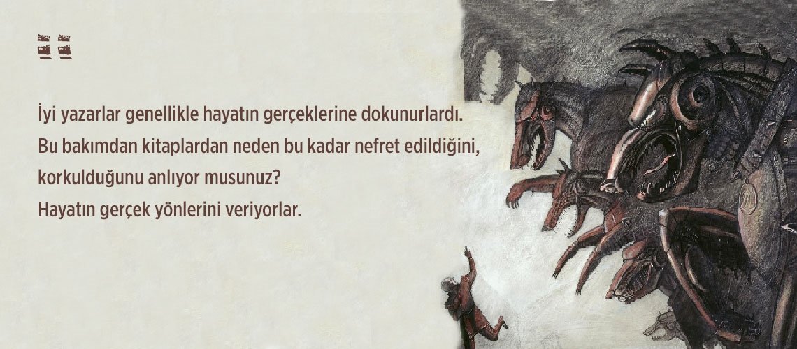 Adını kitapların yanma sıcaklığından alan Fahrenheit 451’den 20 alıntı