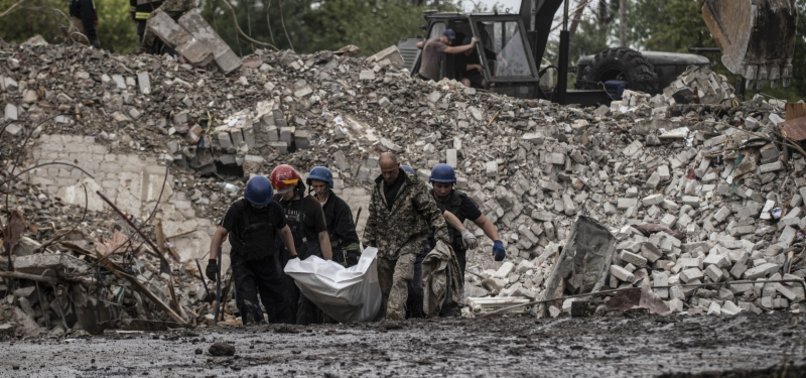 DEATH TOLL RISES TO 31 IN WAKE OF RUSSIAN MISSILE ATTACK ON DONETSK