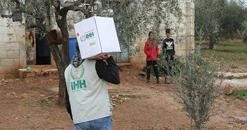 Turkish aid agency provides food aid in Syria’s Afrin