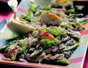 Tavuklu Fasulye Salatası