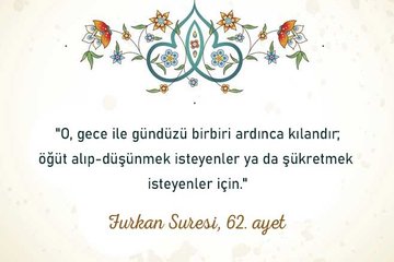 Şükretmek hakkında ayet
