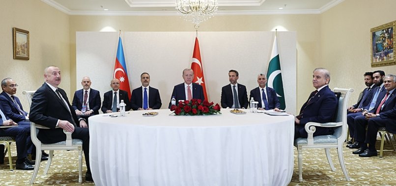 TURKISH PRESIDENT ERDOĞAN MEETS WITH AZERBAIJANI, PAKISTANI LEADERS IN KAZAKH CAPITAL ASTANA
