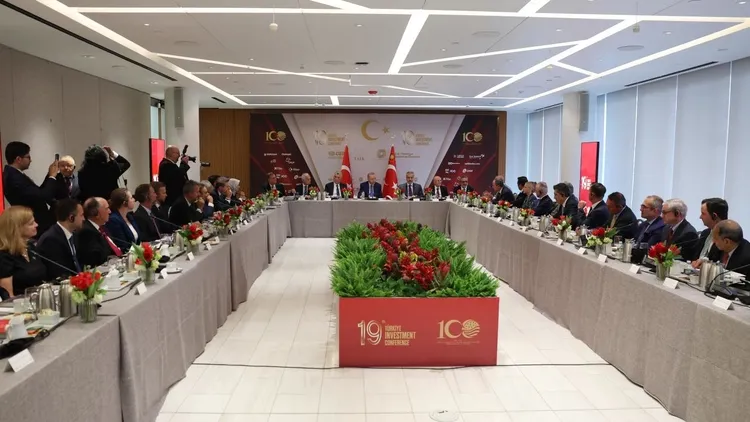Erdogan meets business leaders in New York during UN visit