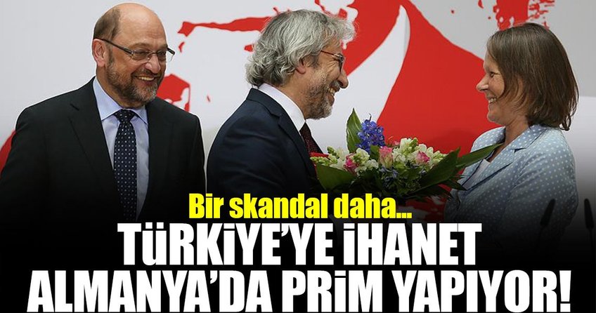 Almanya’da vatan haini Can Dündar’a ödül!