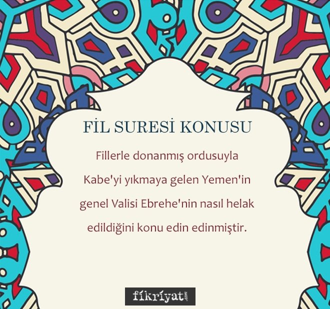 FİL SURESİ’NİN KONUSU NEDİR?