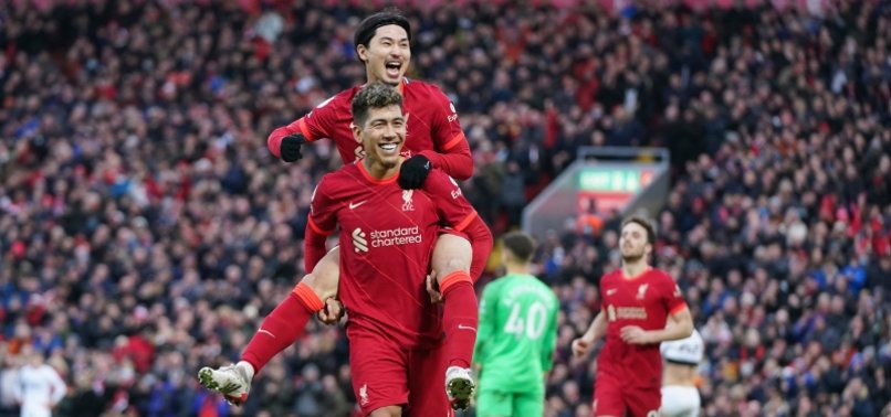 LIVERPOOL GO SECOND WITH COMFORTABLE WIN OVER BRENTFORD