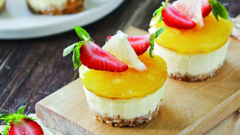 Limonlu Mini Cheesecake