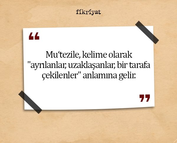 İslam dininde itikadi fırkalar