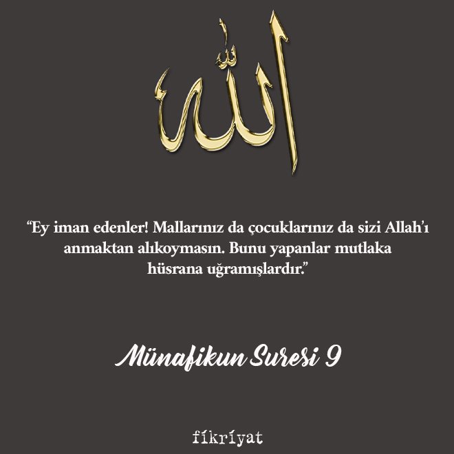 Zikir hakkında ayetler