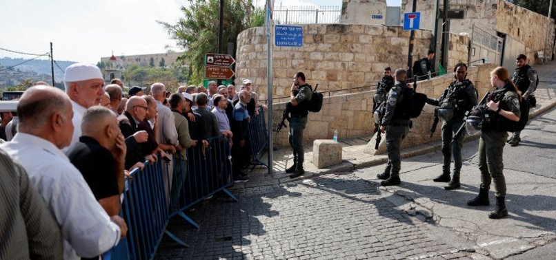 ISRAELI RESTRICTIONS PREVENT THOUSANDS OF PALESTINIANS FROM ATTENDING FRIDAY PRAYERS AT AL-AQSA MOSQUE