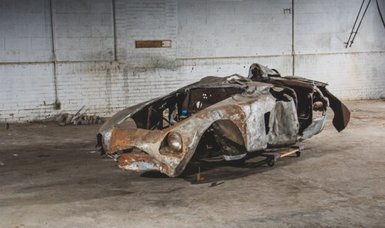 Charred remains of 1954 Ferrari commands $2 million at auction