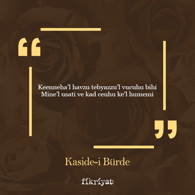 Kaside-i Bürde’den Alıntılar